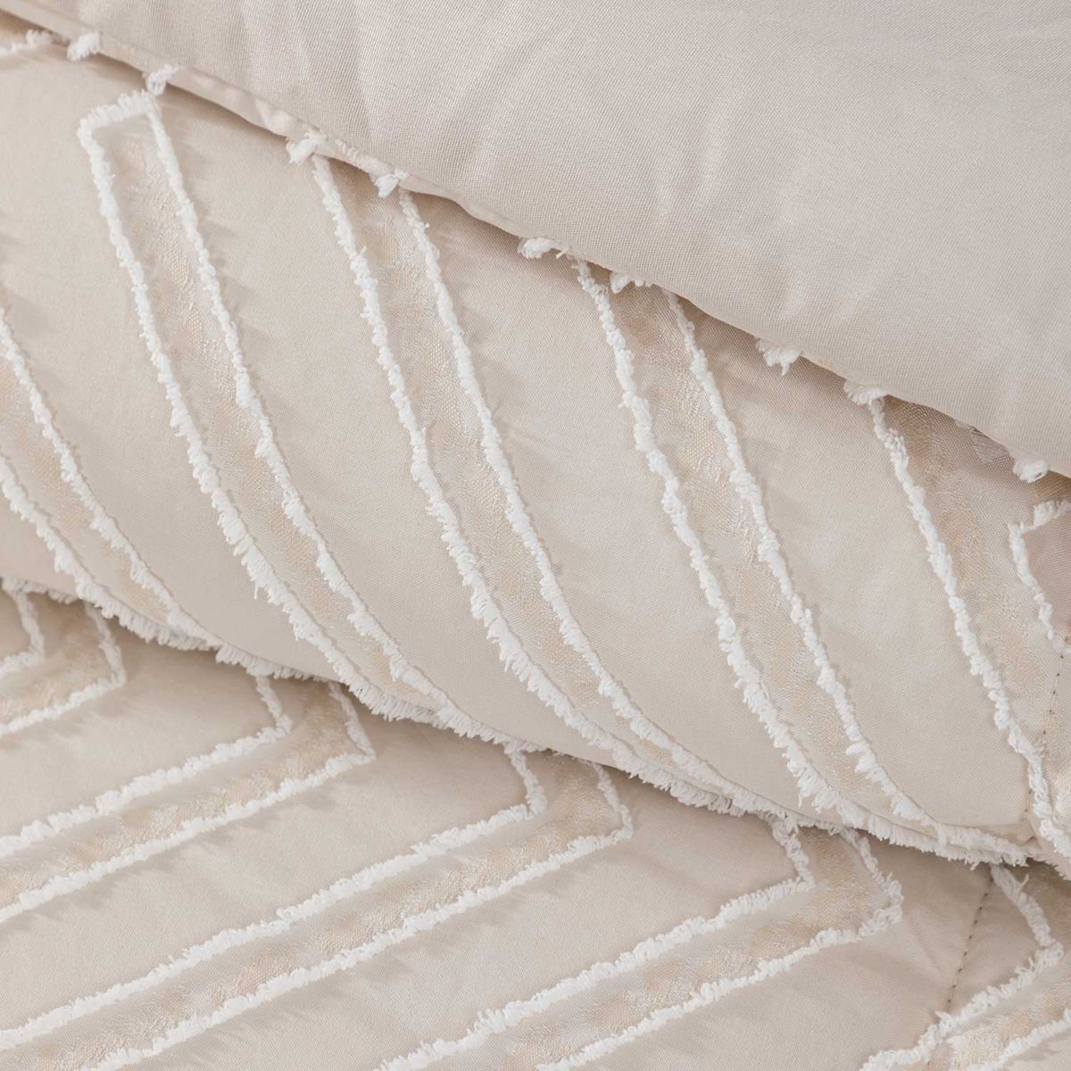 HEBRA - Plumon Jacquard 2 Plazas Flechas Beige