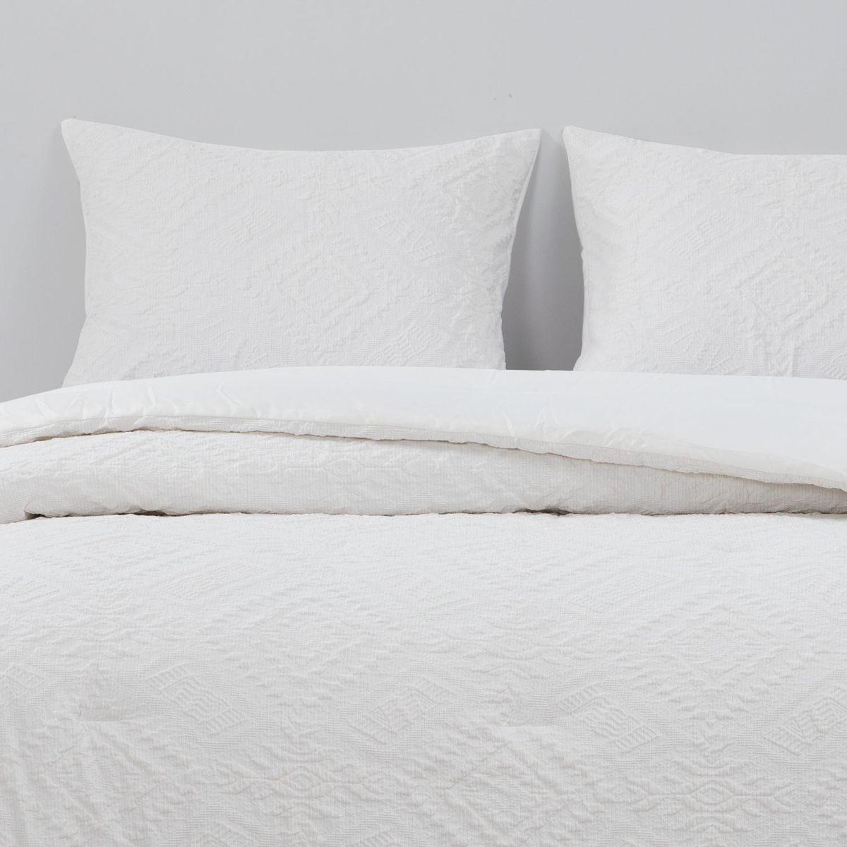 HEBRA - Plumon Jacquard 2 Plazas Natural