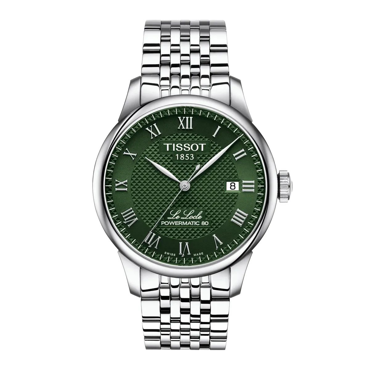 TISSOT - Reloj Tissot Le Locle Acero Verde 39MM