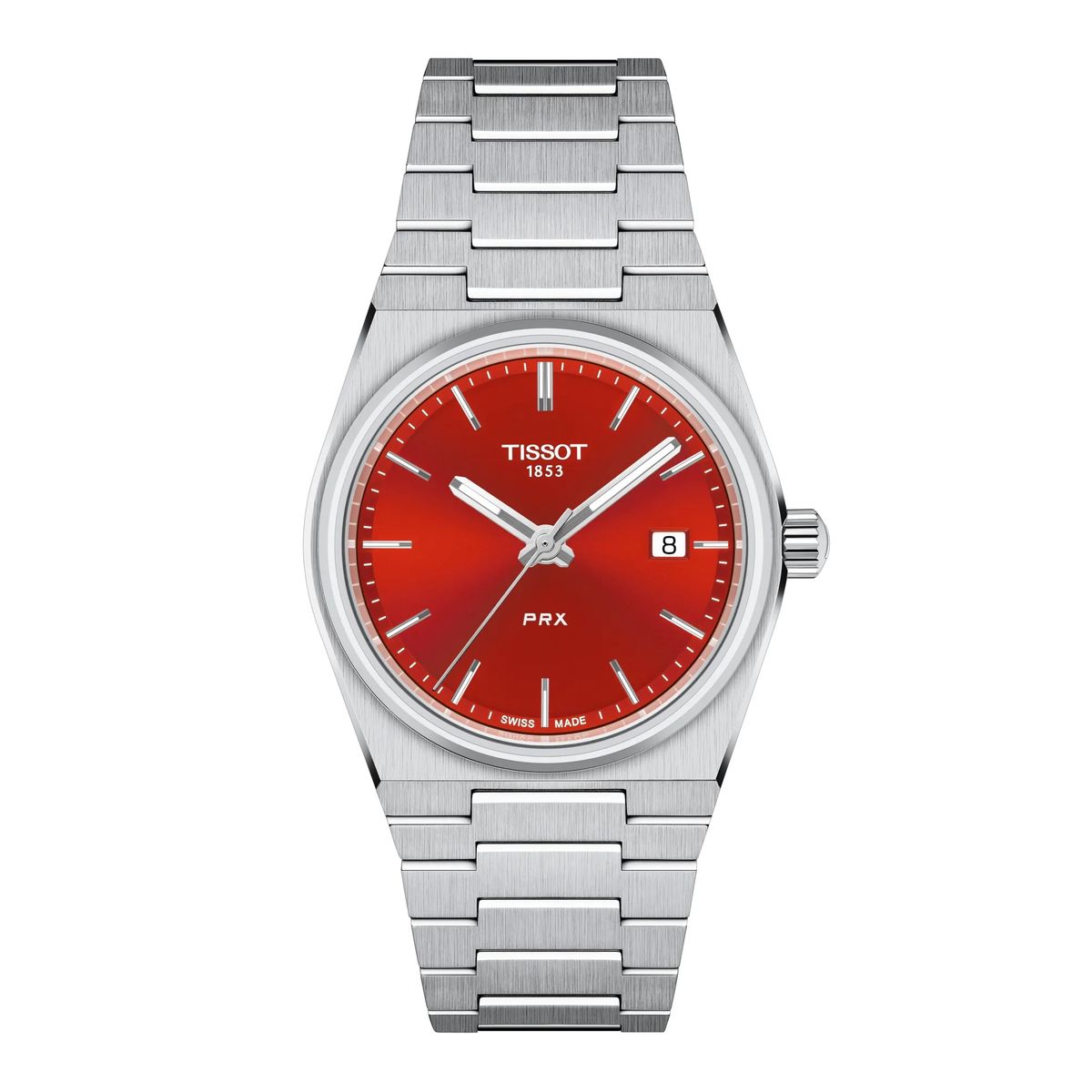 TISSOT - Reloj Tissot PRX Acero Rojo