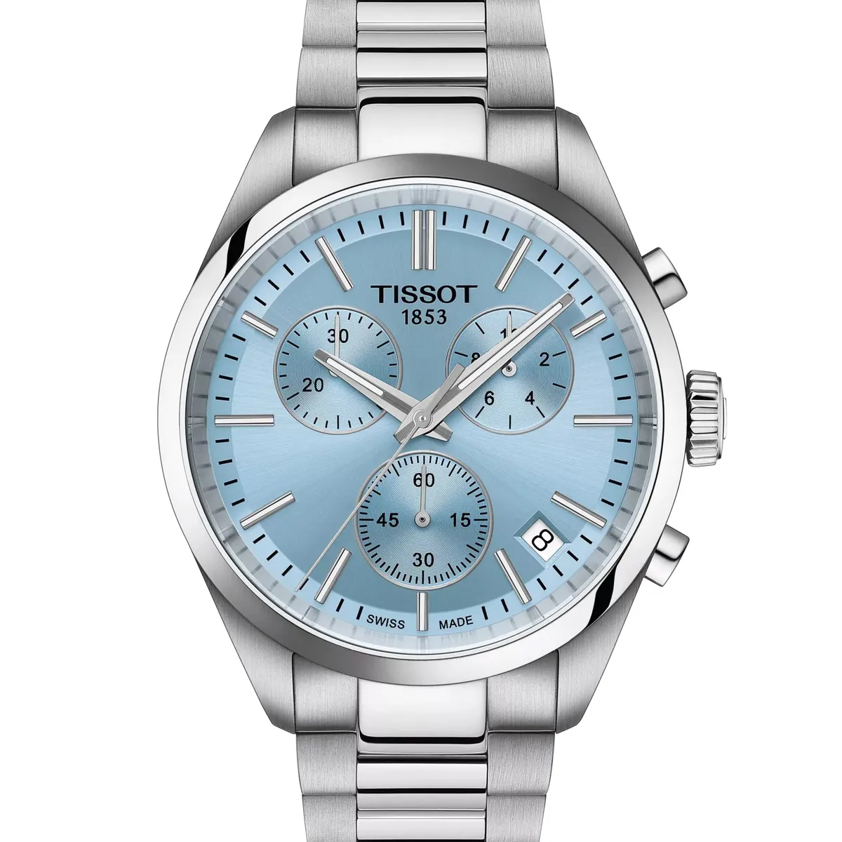 TISSOT - Reloj Tissot PR100 Chronograph Acero Azul Hielo