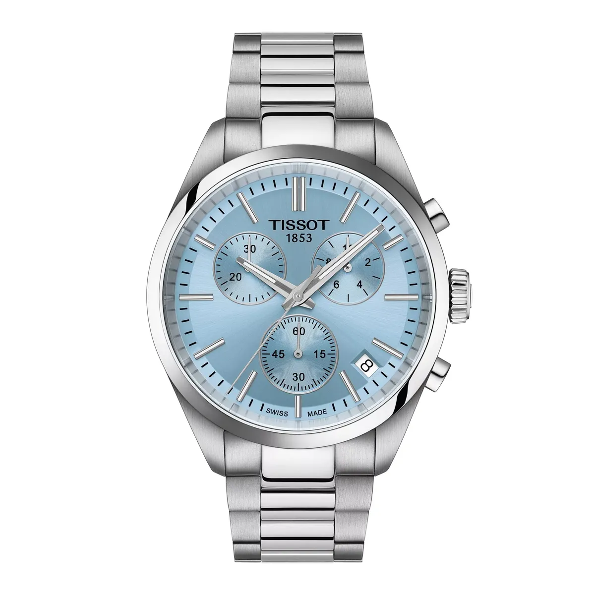 TISSOT - Reloj Tissot PR100 Chronograph Acero Azul Hielo