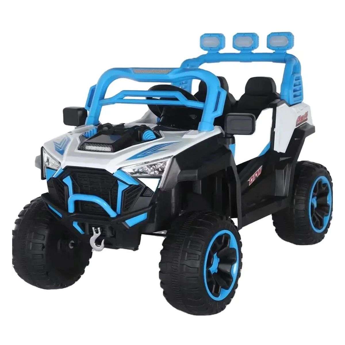 ALPHA - Jeep Eléctrico Infantil 4x4 Con Luces Led Sonido y Control
