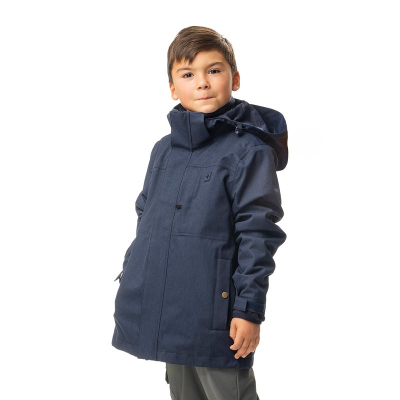 KIVUL - Chaqueta Niño Siklos Reciclada Azul Kivul