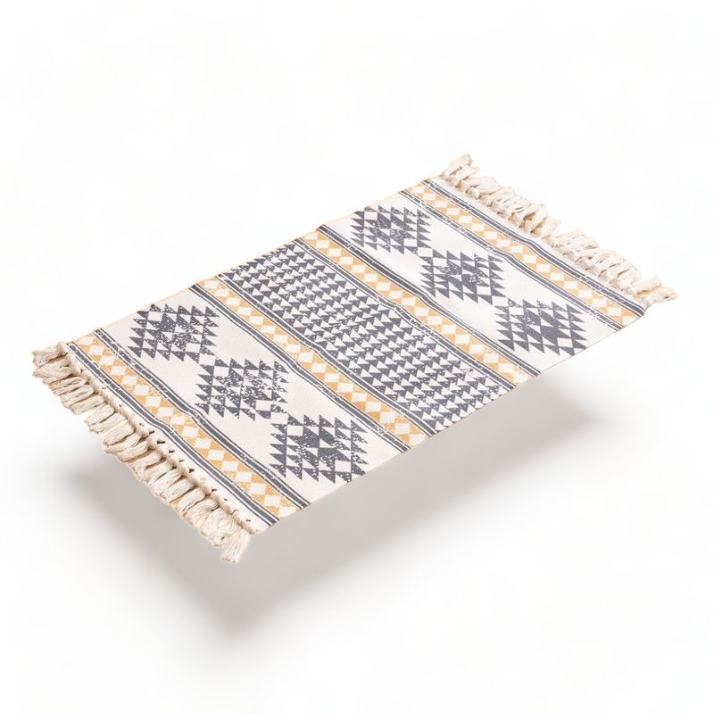 GENERICO - Bajada De Cama Kilim 60cmx90cm Tejidas Algodon Etnico