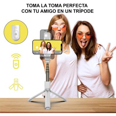 Imagen 2 del producto Tripode Palo Selfie Con Bluetooth Estabilizador Con Luz Led