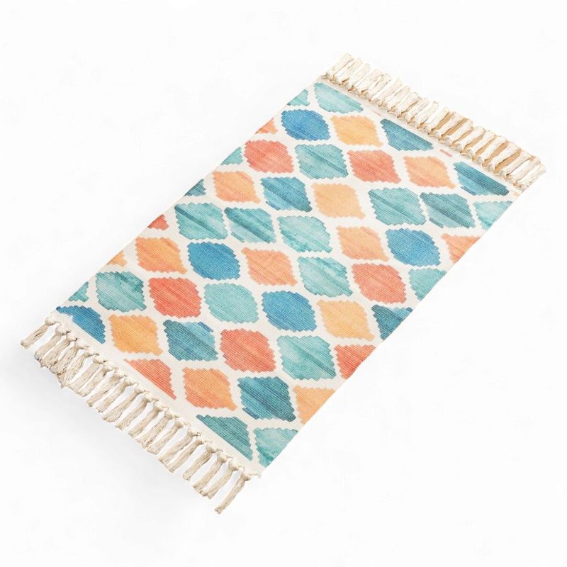 GENERICO - Bajada De Cama Kilim 60cmx90cm Tejidas Algodon Etnico