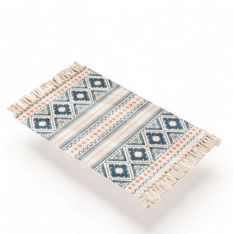 GENERICO - Bajada De Cama Kilim 60cmx90cm Tejidas Algodon Etnico