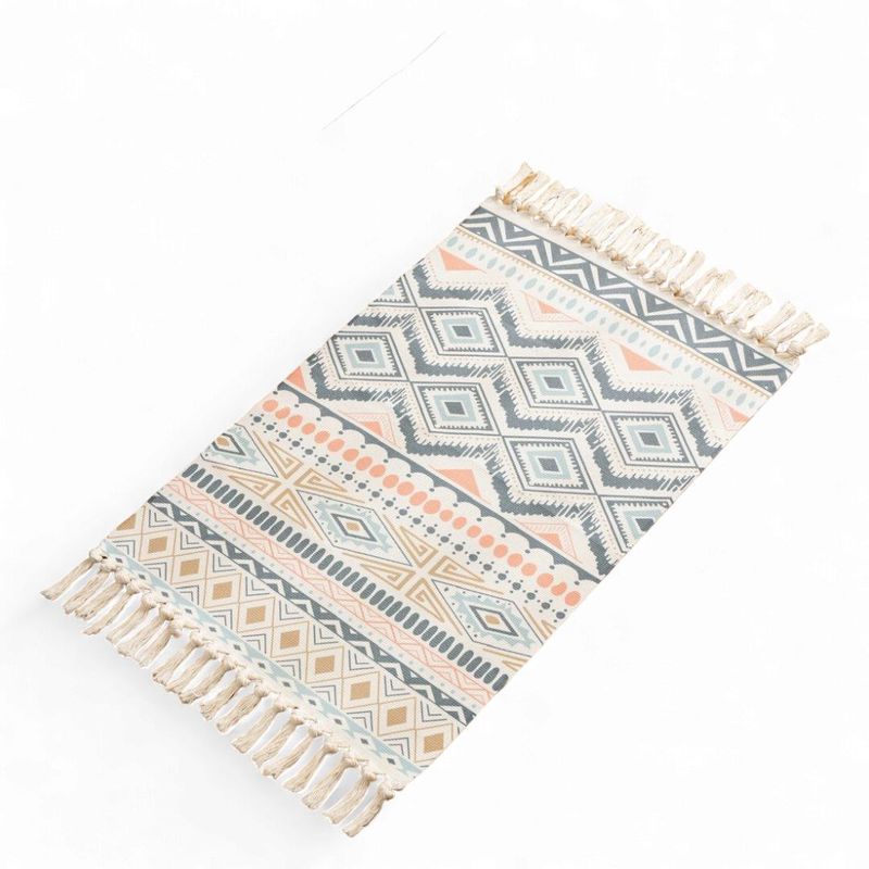 GENERICO - Bajada De Cama Kilim 60cmx90cm Tejidas Algodon Etnico