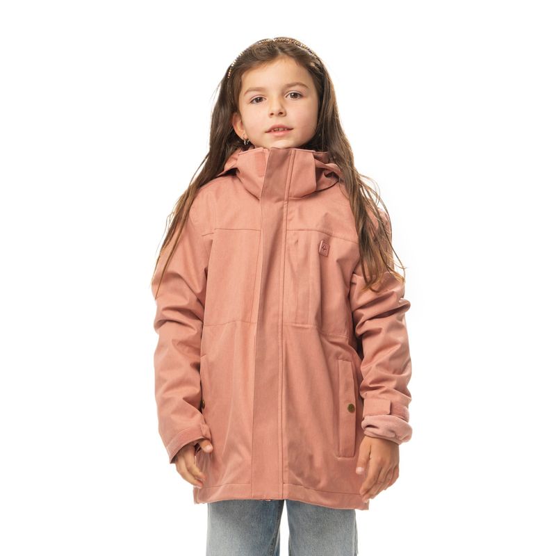KIVUL - Chaqueta Niña Siklos Reciclada Rosa Kivul