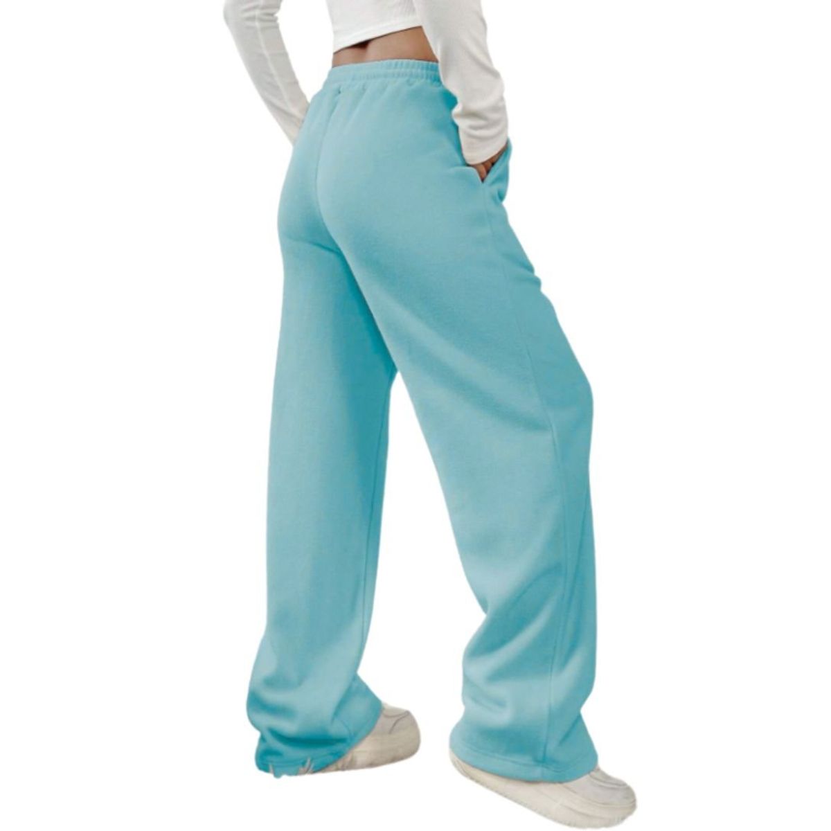 LOOK SHOP - Pack 2 Pantalón Recto Jogger Buzo Mujer Algodón Forro Polar 138