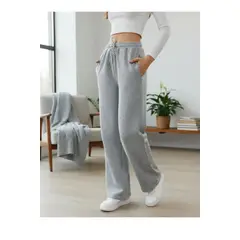 LOOK SHOP - Pack 2 Pantalón Recto Jogger Buzo Mujer Algodón Forro Polar 138