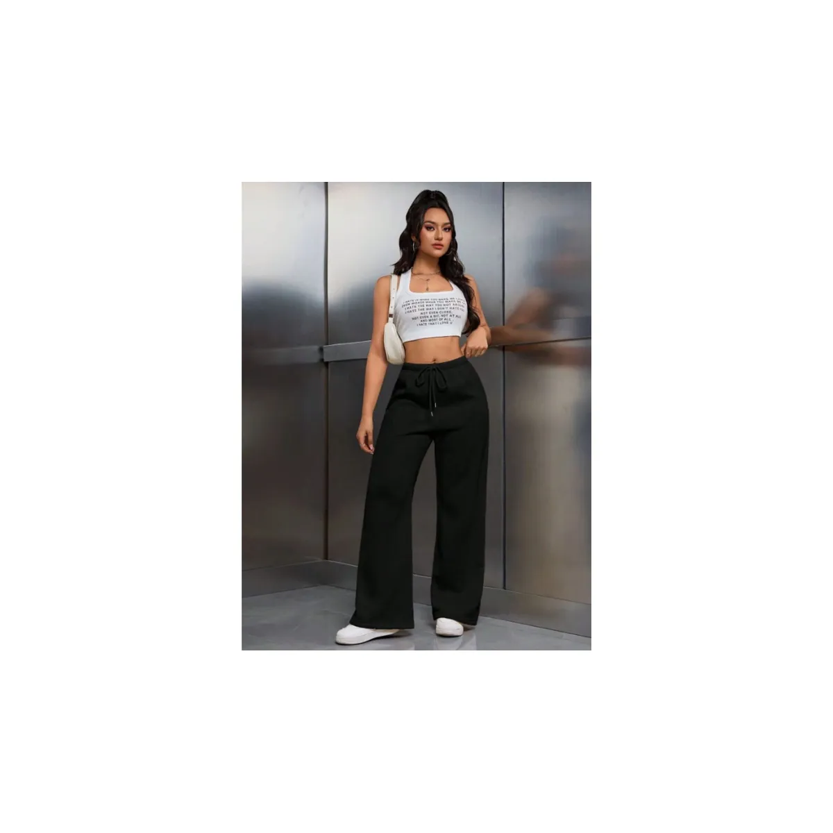 LOOK SHOP - Pack 2 Pantalón Recto Jogger Buzo Mujer Algodón Forro Polar 138