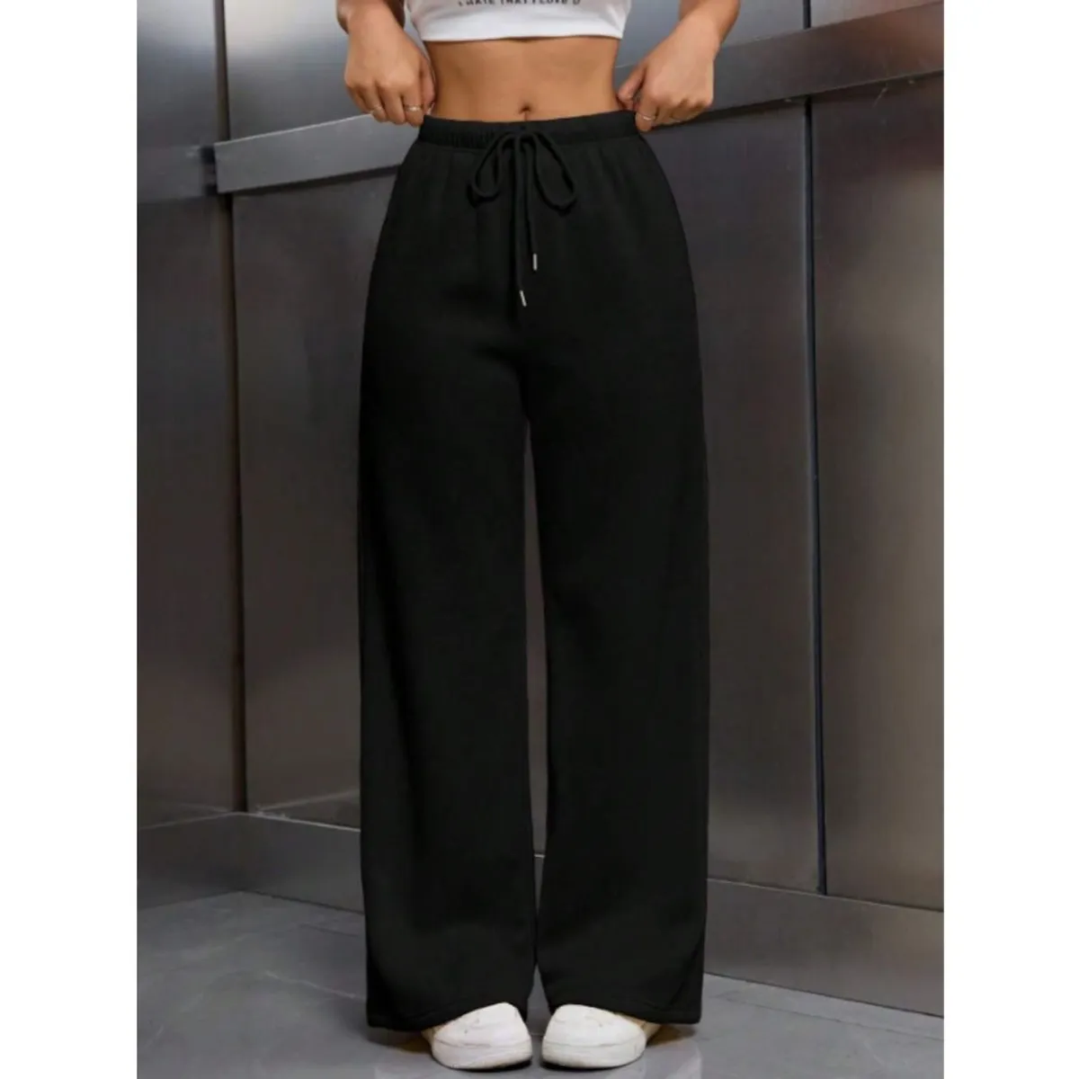 LOOK SHOP - Pack 2 Pantalón Recto Jogger Buzo Mujer Algodón Forro Polar 138