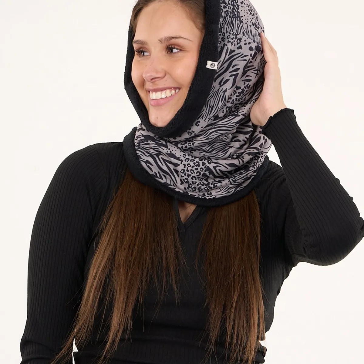POLEMIC - Bandana Big Mujer Reversible Cuello Invierno Soft - Polemic.
