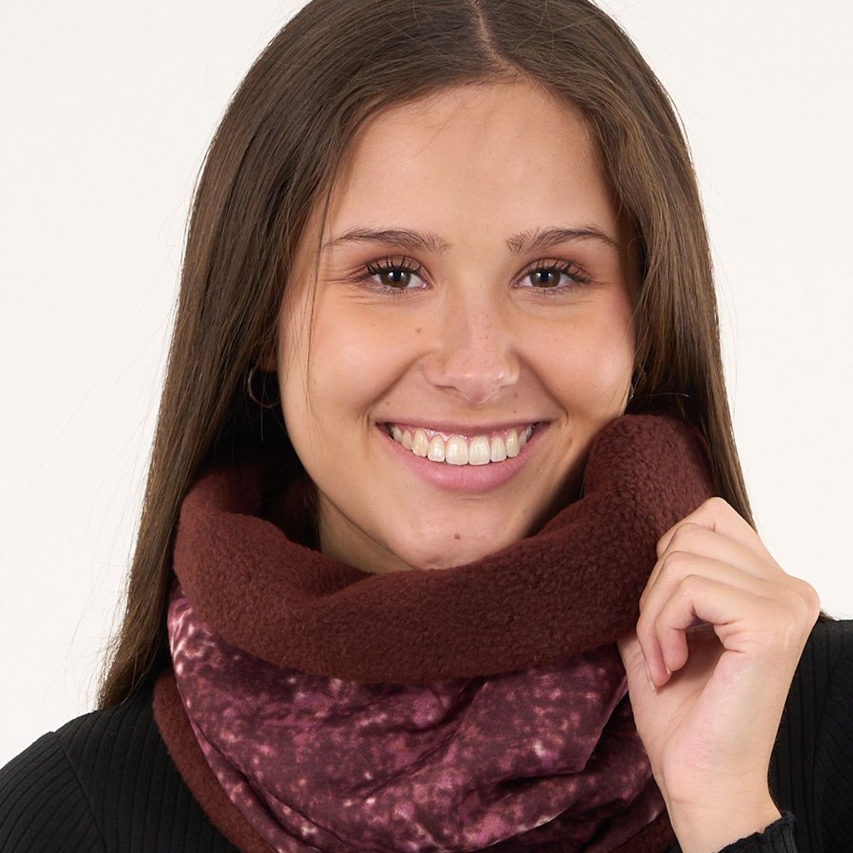 POLEMIC - Bandana Big Mujer Reversible Cuello Invierno Soft - Polemic.