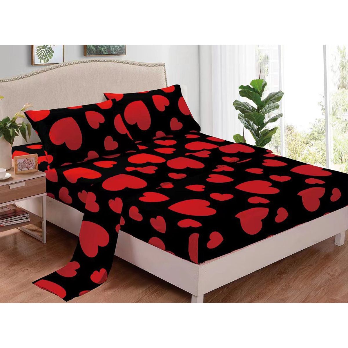 GENERICO - JUEGO DE SABANAS 100% ALGODON  SUAVES Y CÁLIDAS