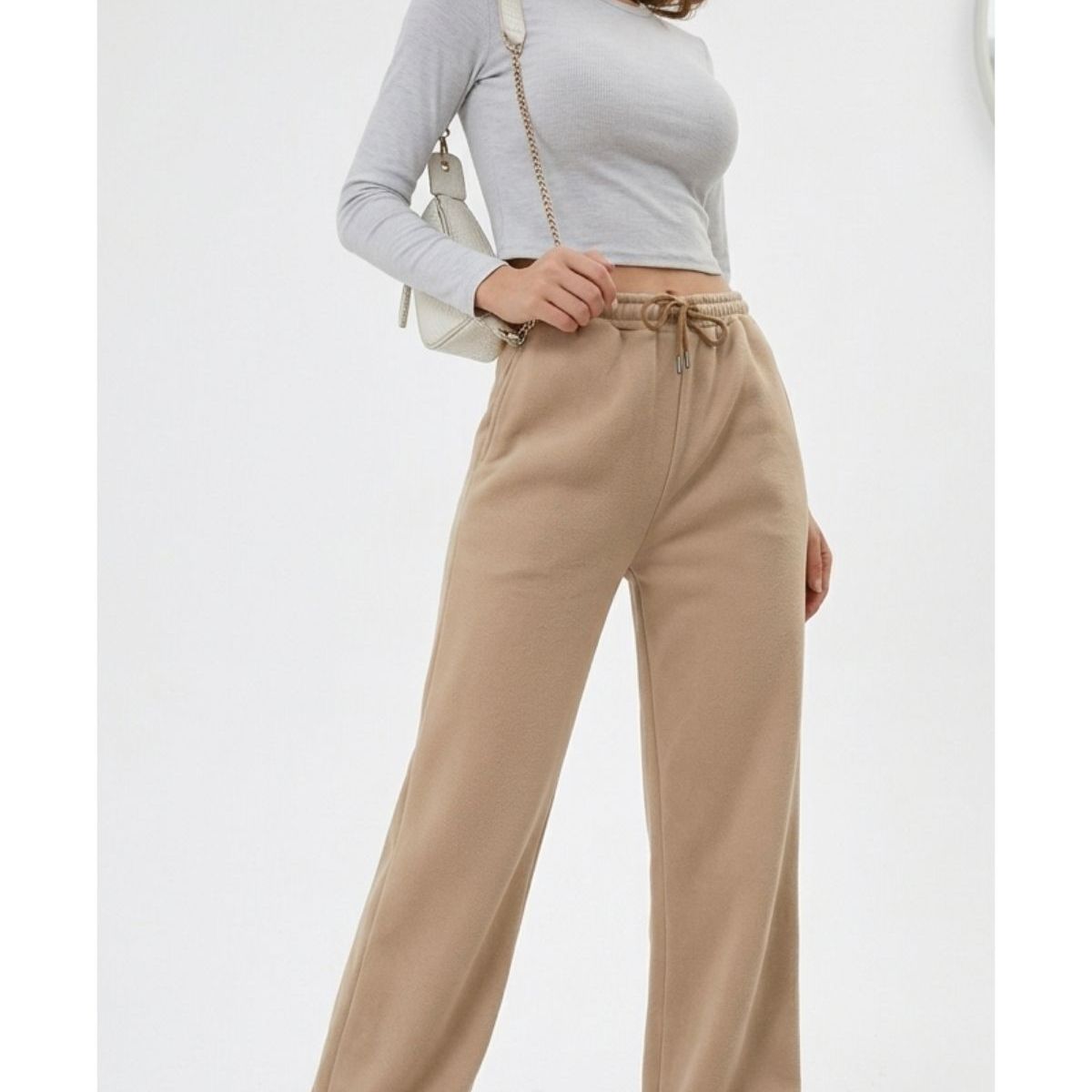 LOOK SHOP - Pack 2 Pantalón Recto Jogger Buzo Mujer Algodón Forro Polar 138