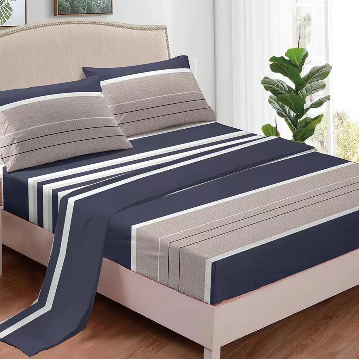 GENERICO - JUEGO DE SABANAS 100% ALGODON  SUAVES Y CÁLIDAS