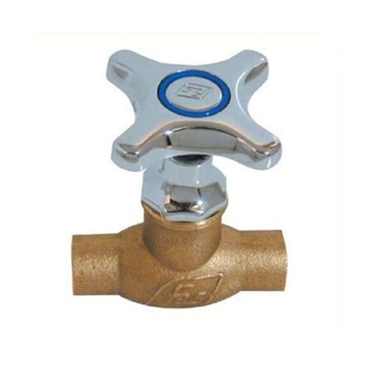 FAS - LLAVE DE PASO FAS media PULG LC-11-1001 SUPERIOR CROMADO