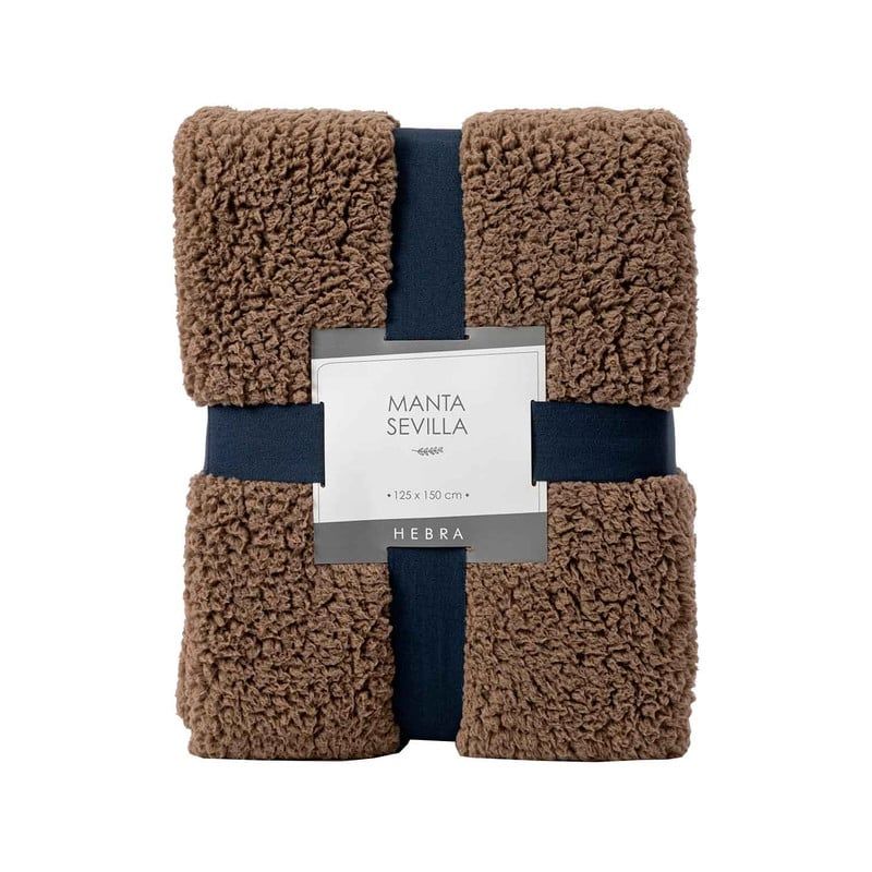 HEBRA - Manta Sherpa 125X150 Sevilla Café