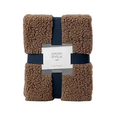 HEBRA - Manta Sherpa 125X150 Sevilla Café