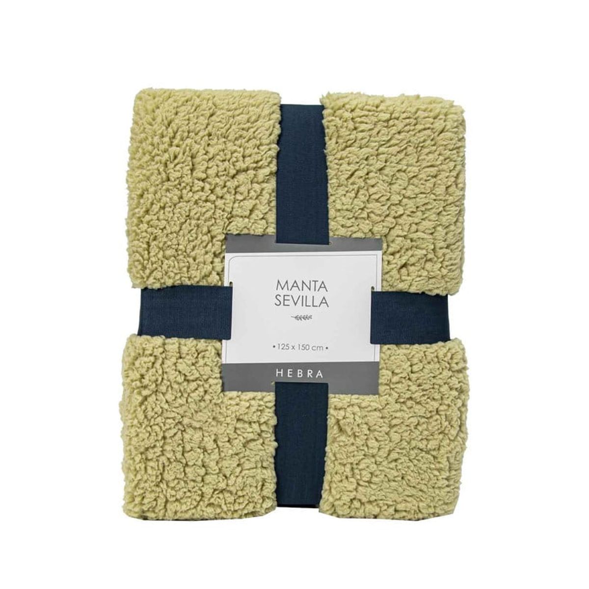 HEBRA - Manta Sherpa 125X150 Sevilla Verde
