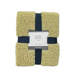 HEBRA - Manta Sherpa 125X150 Sevilla Verde