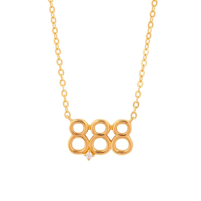 BOAZ JOYAS - COLLAR NÚMEROS DE ÁNGELES 888