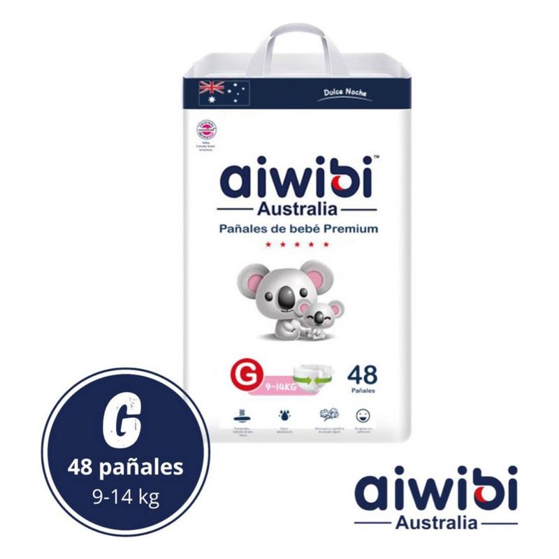 GENERICO - Pañales Aiwibi Dulce Noche G 48 Und