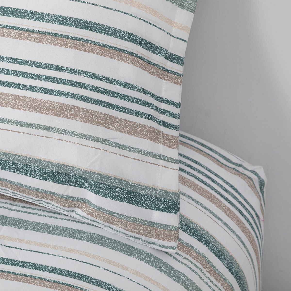 DIB - Sabanas Microfibra 1.5 Plaza Lineas Verde