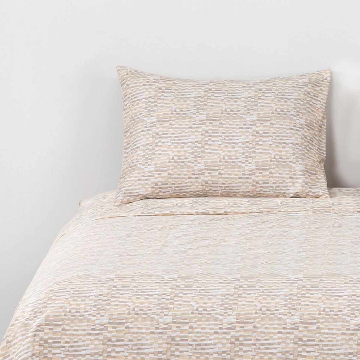 DIB - Sabanas Microfibra 1.5 Plaza Ladrillo Crudo