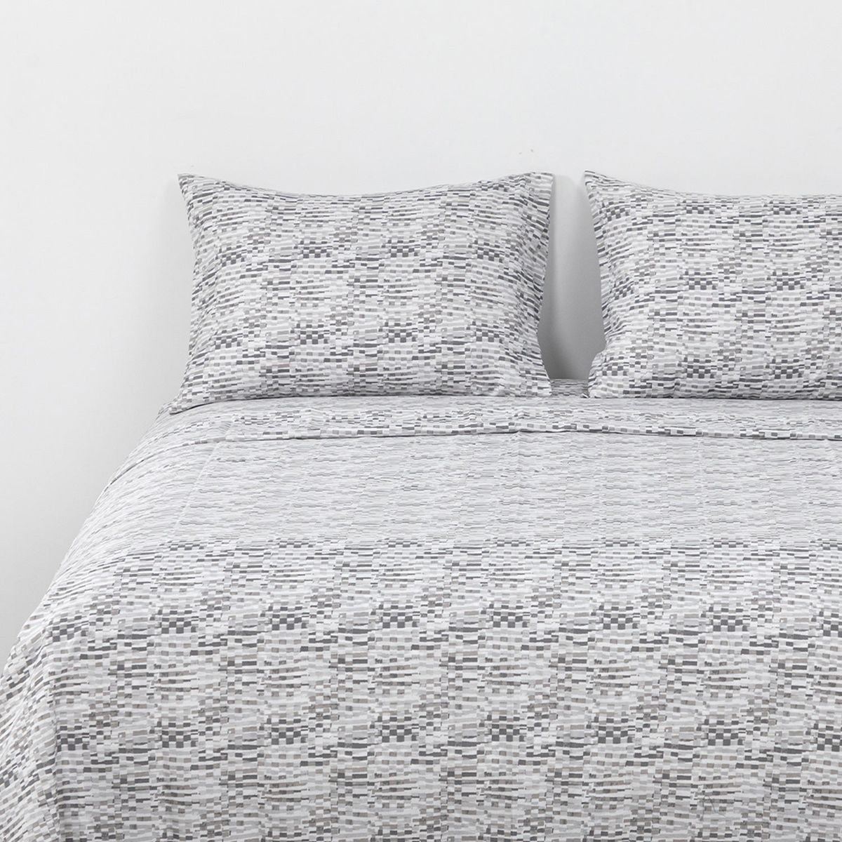 DIB - Sabanas Microfibra 2 Plazas Ladrillo Gris