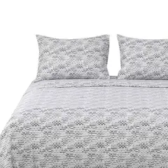 DIB - Sabanas Microfibra 2 Plazas Ladr Gris