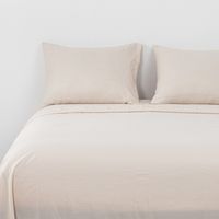 Sabanas Microfibra King Organic Crudo