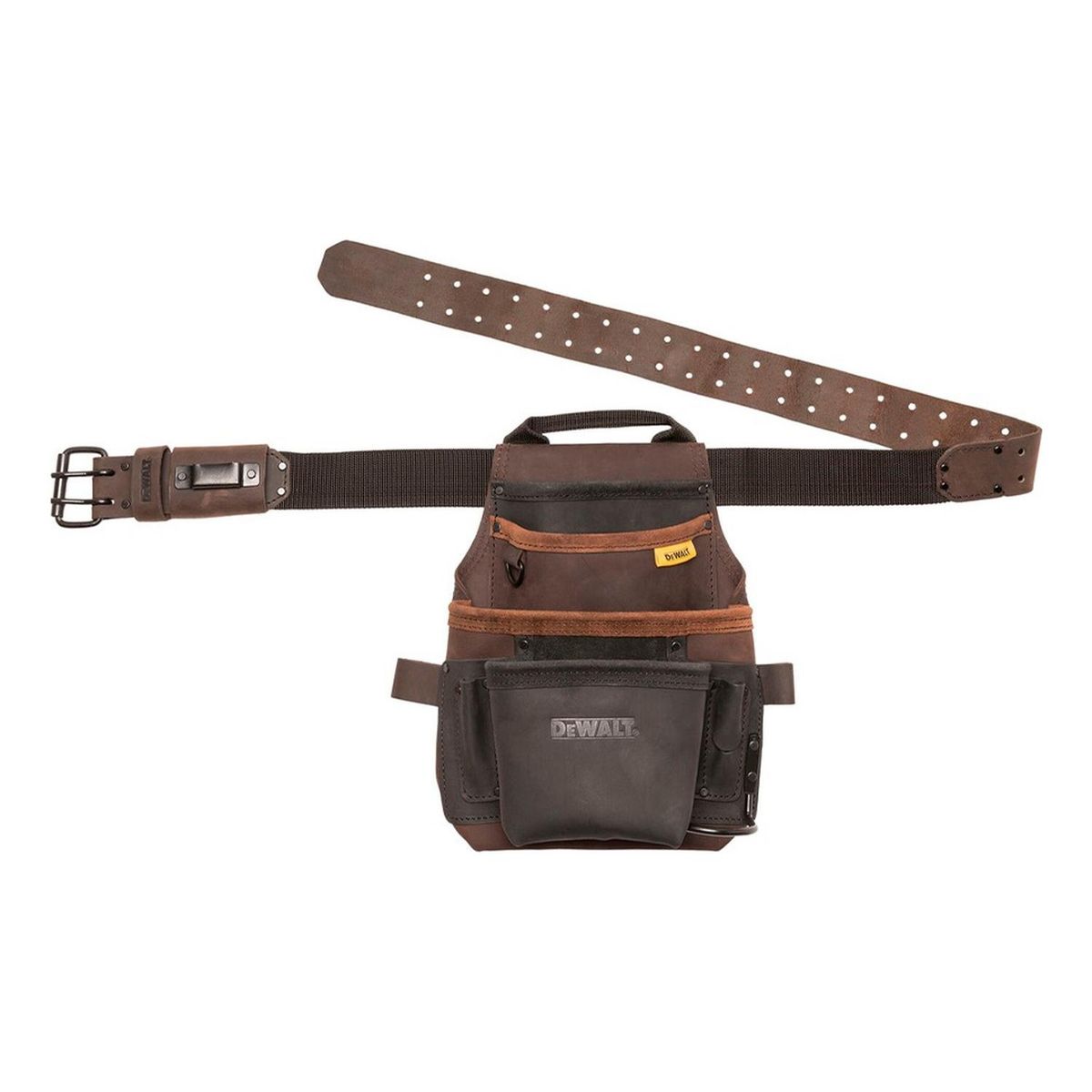DEWALT - Bolso De Cuero Con Cinturón 12 Bolsillos Dewalt Dwst550115