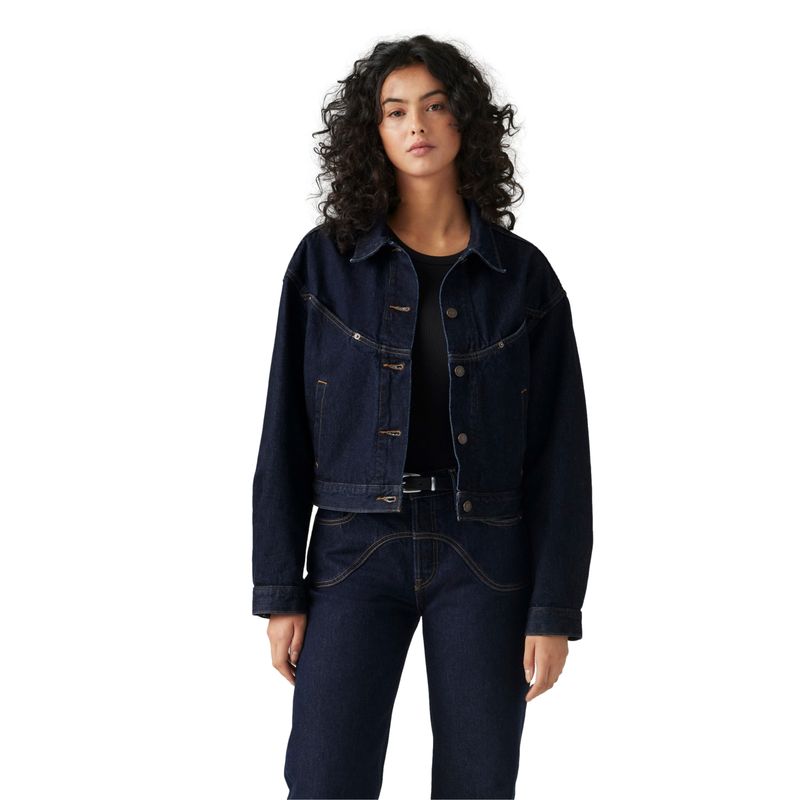 LEVIS - Chaqueta Mujer 90s Trucker Western Azul Levis