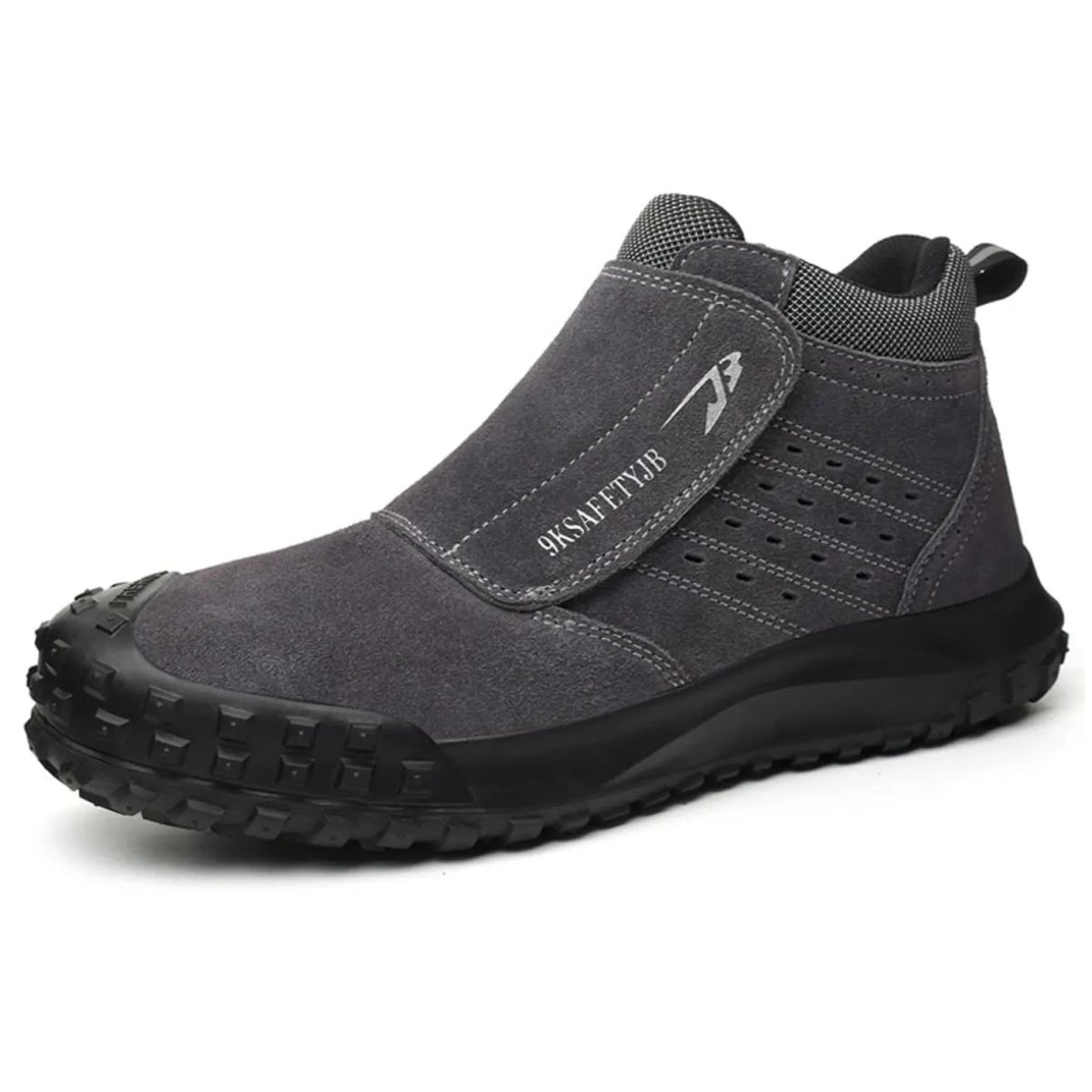 TIOZONEY - Zapatos de trabajo Hombre - Gris