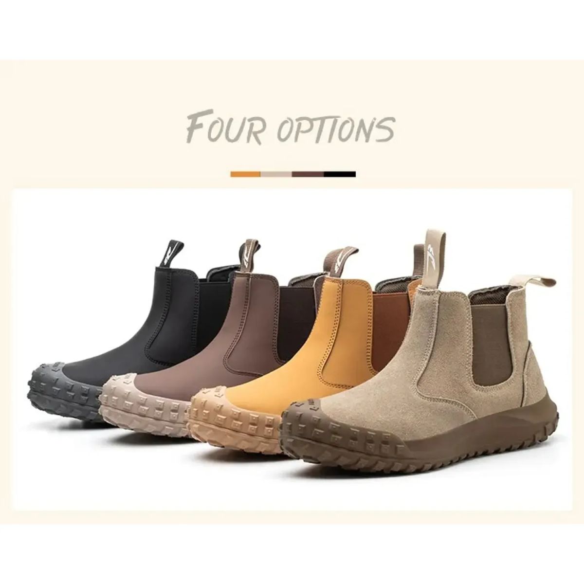 TIOZONEY - Zapatos de trabajo Hombre - Gris