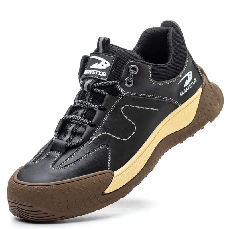 TIOZONEY - Botas de seguridad para soldar para hombre.