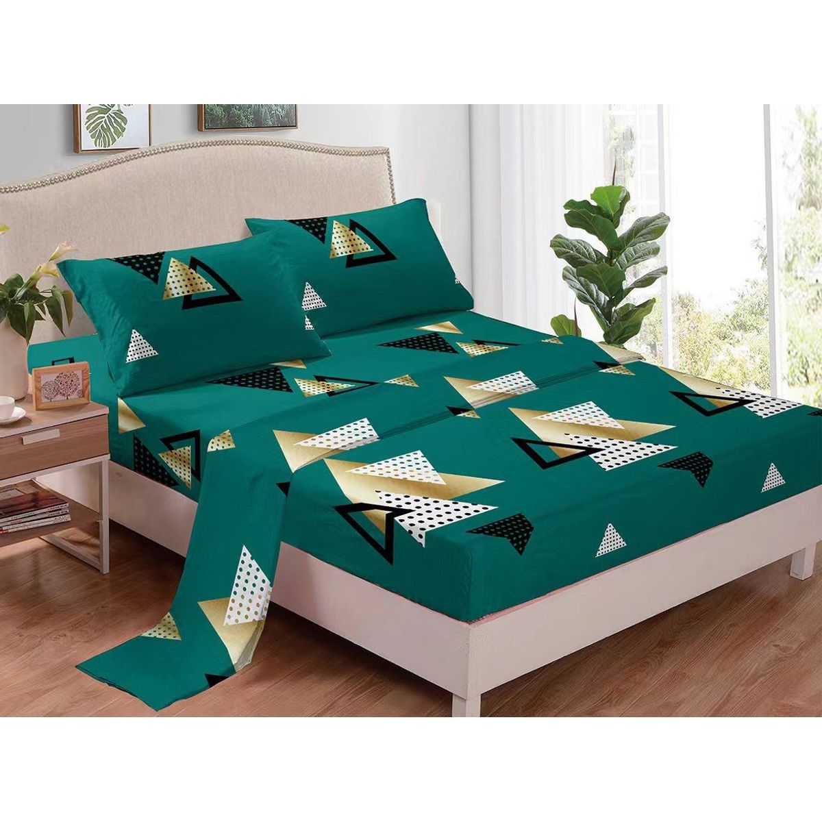 GENERICO - JUEGO DE SABANAS 100% ALGODON  SUAVES Y CÁLIDAS