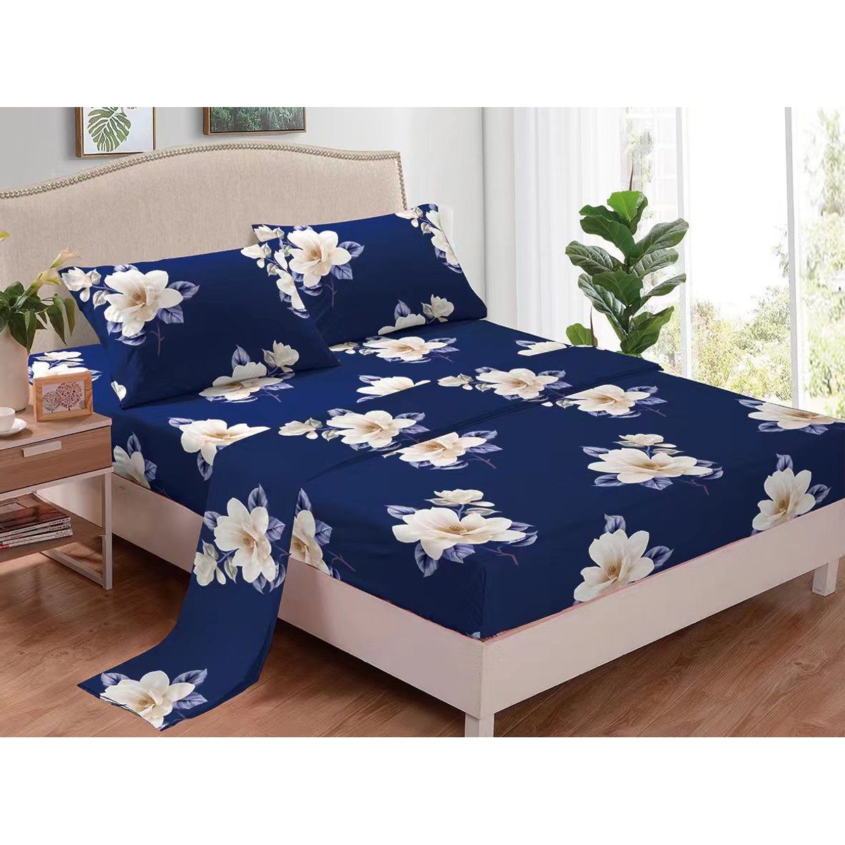 GENERICO - JUEGO DE SABANAS 100% ALGODON  SUAVES Y CÁLIDAS