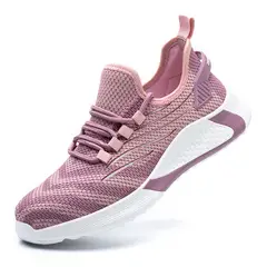 TIOZONEY - Zapatos De Seguridad Industrial Mujer Zapatos Trabajo Ligero