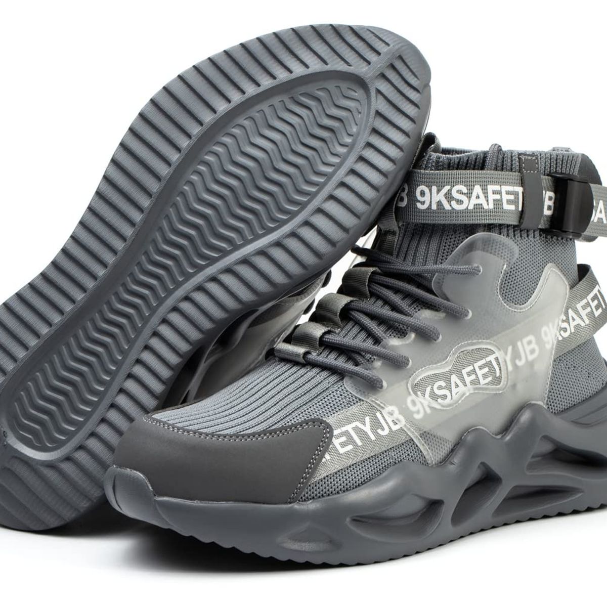 TIOZONEY - Zapatos De Seguridad Transpirables A Prueba De Golpes y Antipinchazos