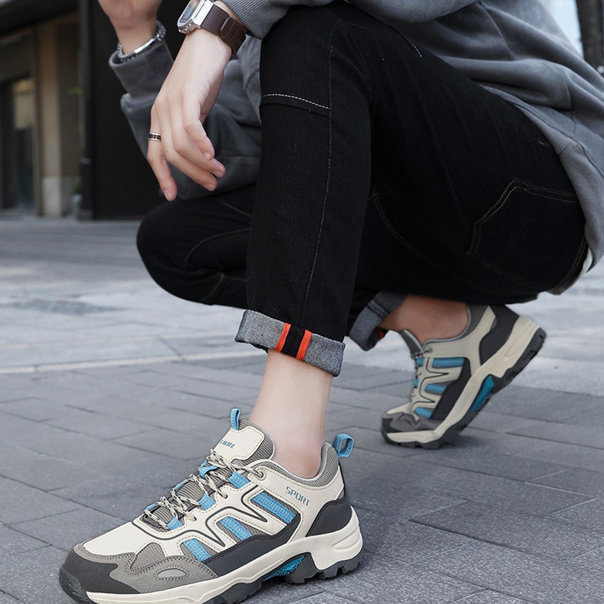 TIOZONEY - Zapatos para correr todoterreno