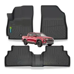 GENERICO - PISOS CALCE PERFECTO PROSPEEDY CHEVROLET MONTANA 2020+ 3PIEZAS
