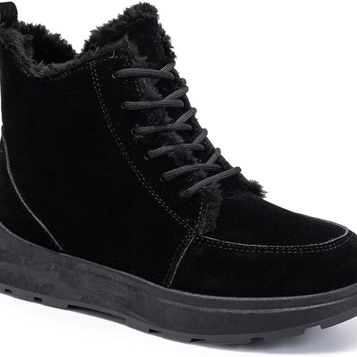 TIOZONEY - Botas para Mujer Invierno - Negro