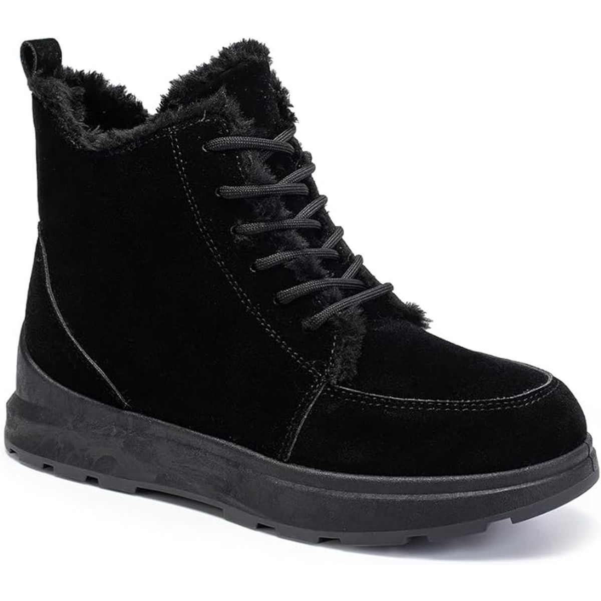 TIOZONEY - Botas para Mujer Invierno - Negro
