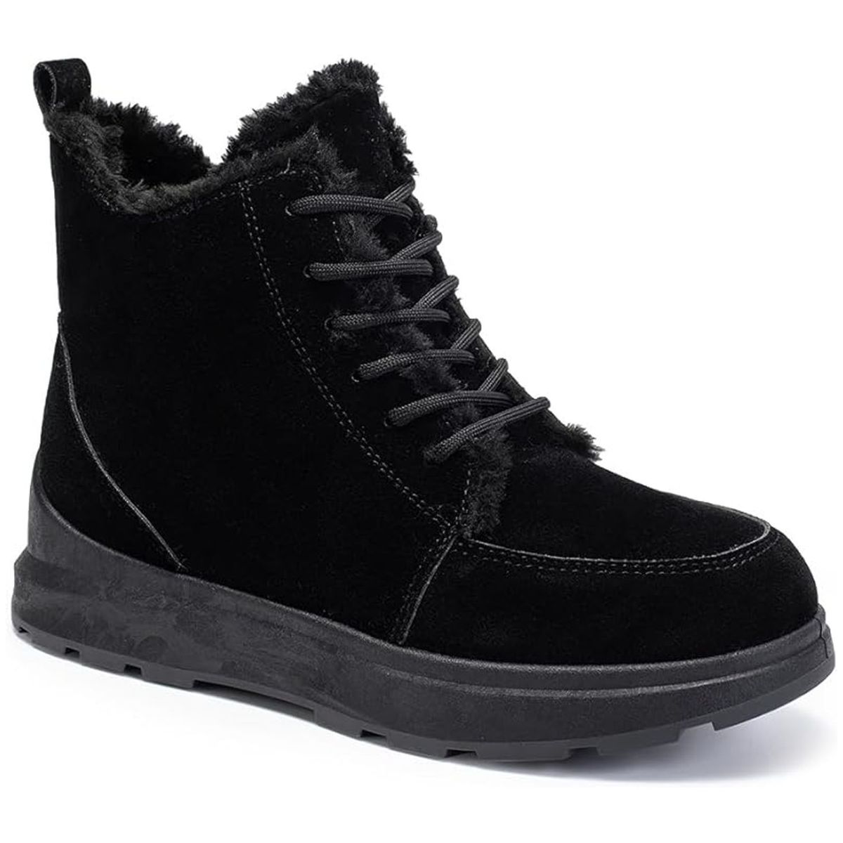 TIOZONEY - Botas para Mujer Invierno - Negro