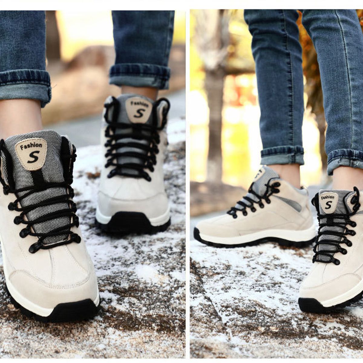 TIOZONEY - Botas de nieve al aire libre